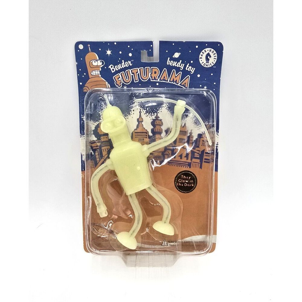 Futurama Bender Glow in‎ the Dark Bendy Figure (BRANDNEW) Read - Picture 10 of 10